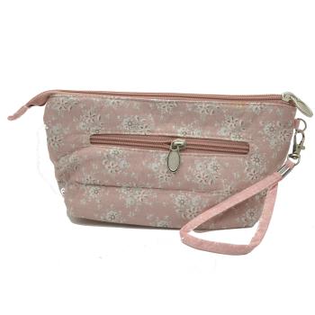 Preview: Handtasche Patchwork Kosmetiktasche rose